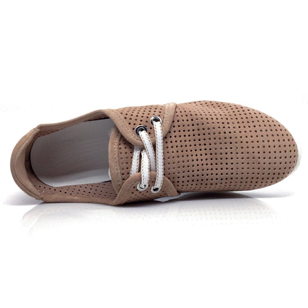 NEW MAXMARA MM41 Nude  Suede Sneakers Shoes - Picture 11 of 11